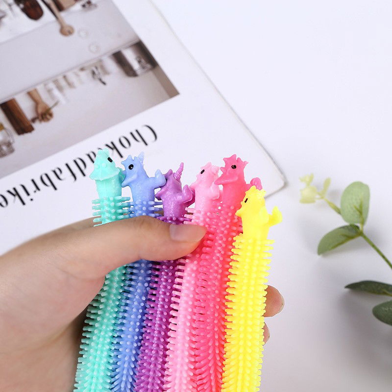 Best deals - Jucarie senzoriala elastica Flippy, Fidget Noodle, Antistres, Culori Random