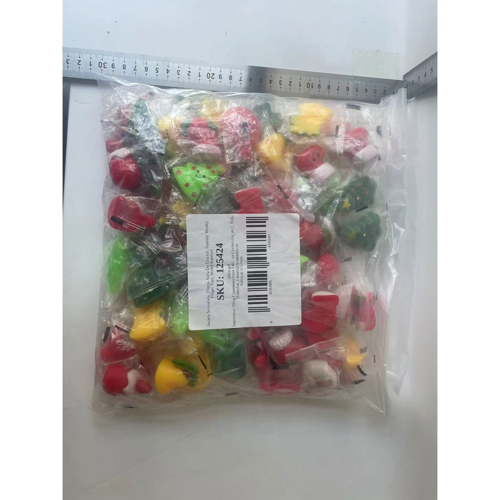 0 - 10 LEI - Jucarie Senzoriala, Flippy, Seria De Craciun, Squishy Mushy, Fidget Toys, Model Random