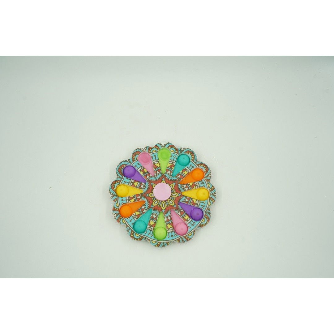 Jucarii Senzoriale, Fidget Toys - Jucarie Senzoriala Flippy - Simple Dimple, Antistres, Multicolor, model 3