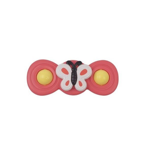Jucarie Spinner pentru copii cu 2 laturi, Spinimals Fluture, Roz [3]