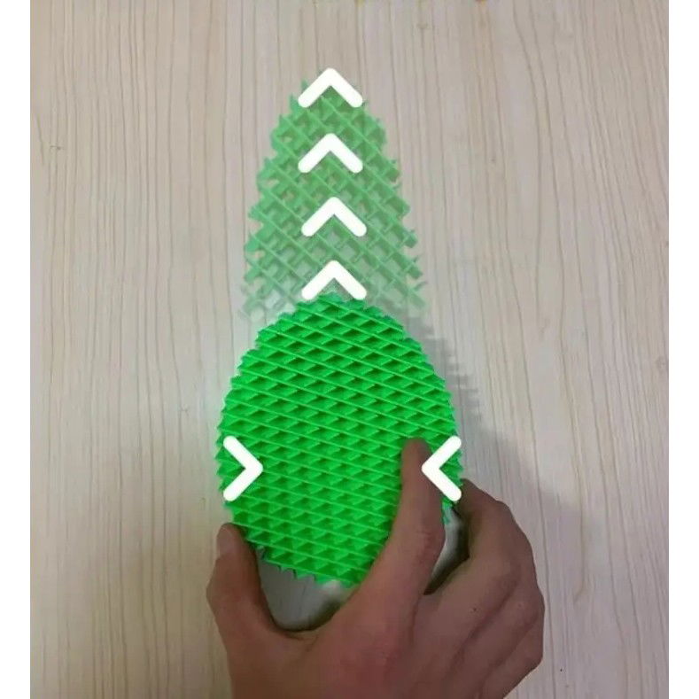 Jucarie Worm Fidget de Decompresie, Flippy, Anti Stres, Dimensiune Compacta 10 cm, Dimensiune Extinsa 24.5 cm, Verde [5]