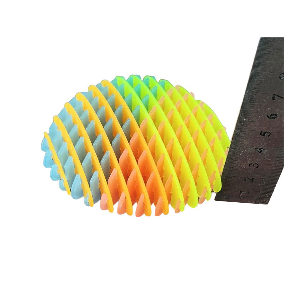Jucarii - Jucarie Worm Fidget de Decompresie, Flippy, Anti Stres, Dimensiune Compacta 10 cm, Dimensiune Extinsa 24.5 cm, Multicolor