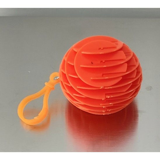 Jucarie Worm Fidget de Decompresie, Flippy, Anti Stres, Dimensiune Compacta 6 cm, Dimensiune Extinsa 15.5 cm, Portocaliu [6]