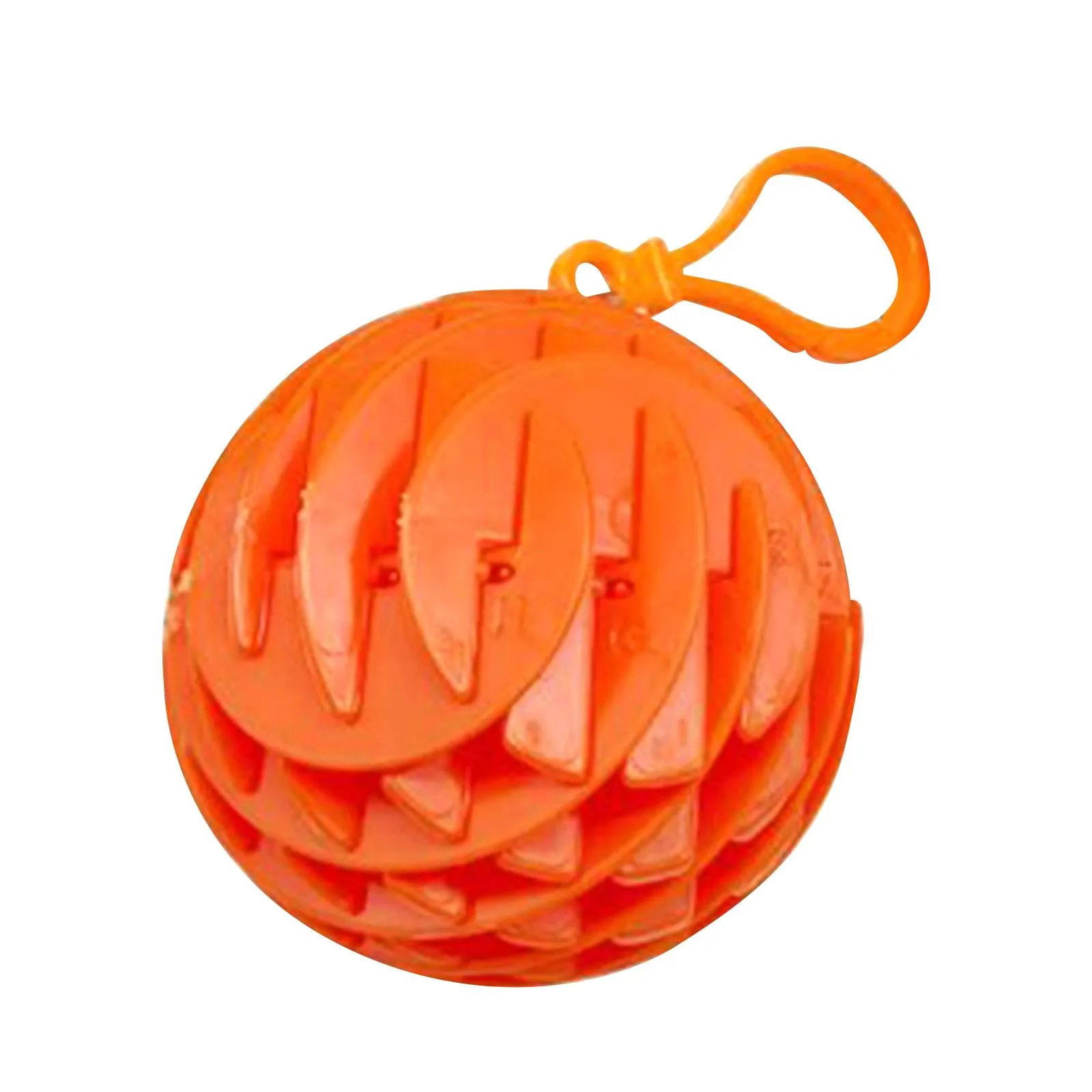 Jucarii Senzoriale, Fidget Toys - Jucarie Worm Fidget de Decompresie, Flippy, Anti Stres, Dimensiune Compacta 6 cm, Dimensiune Extinsa 15.5 cm, Portocaliu