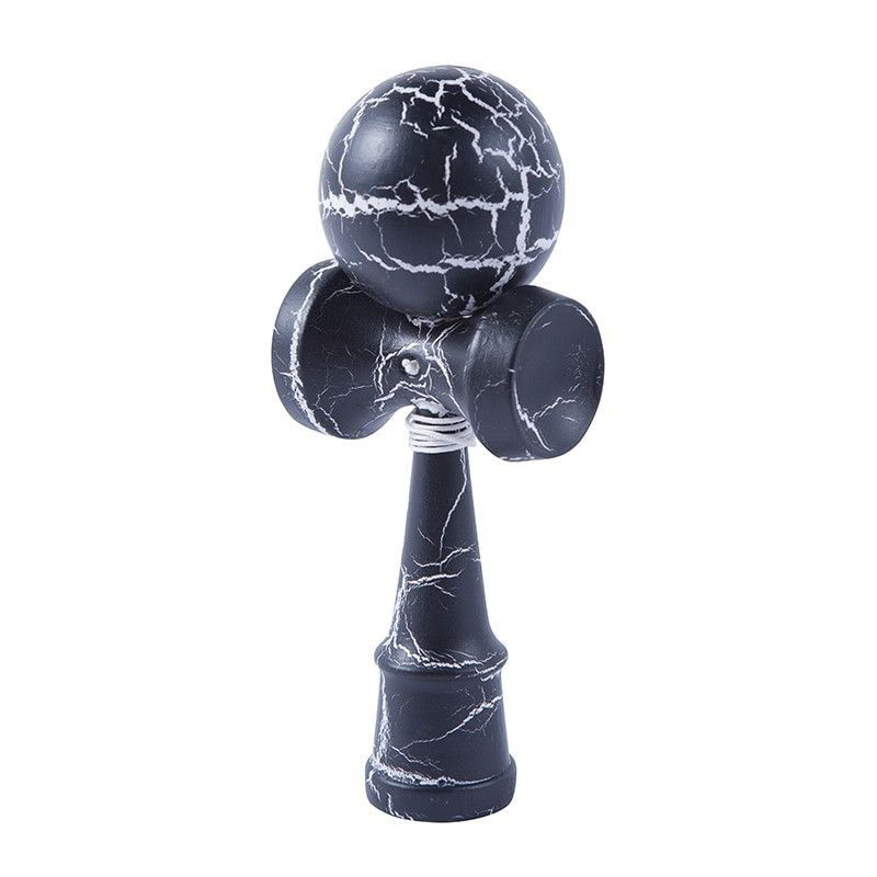 Kendama - Kendama Ball Full Crack Alb Lemn Fag Negru