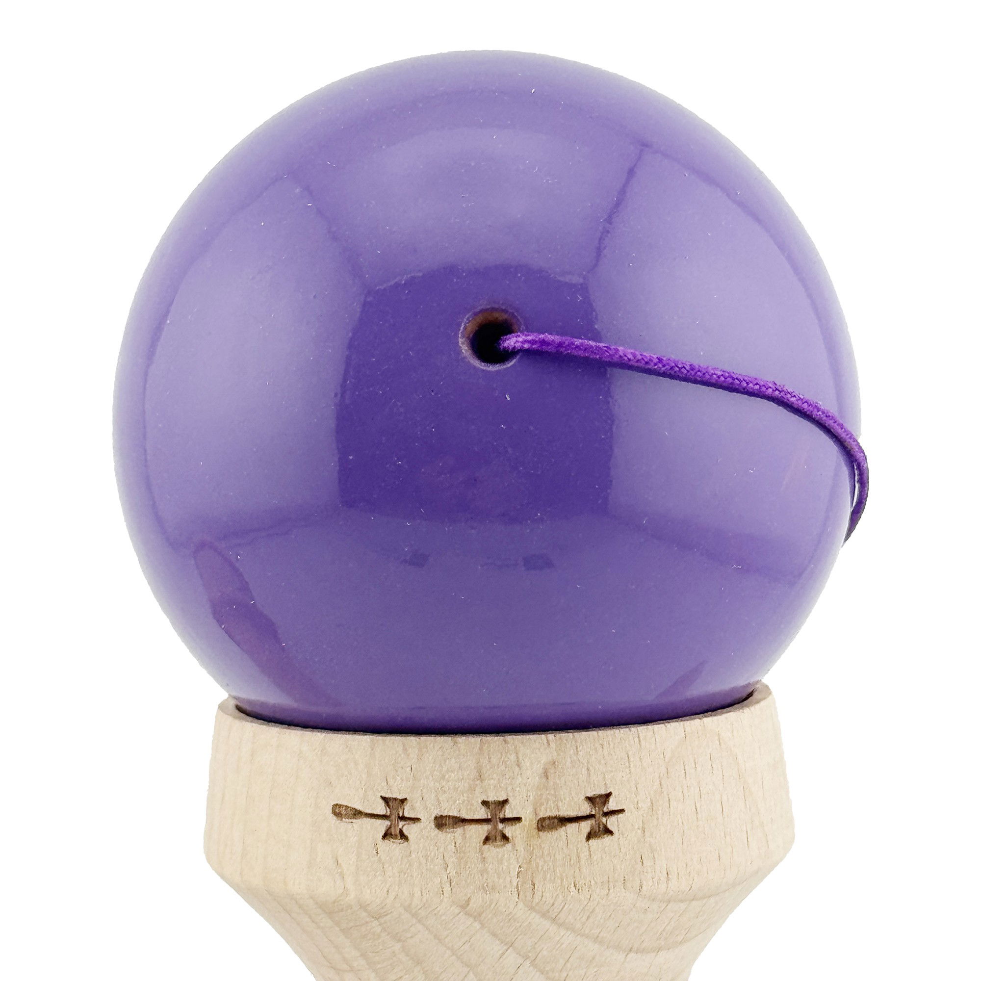Kendama X Originala RAINBOW, Profesionala, Flippy, Cupe Mari KING SIZE V3, Super Sticky, Gaura in Baza, Rulment Metalic, din lemn 18 cm, Ata 62/65 cm, Indigo/Maro [9]