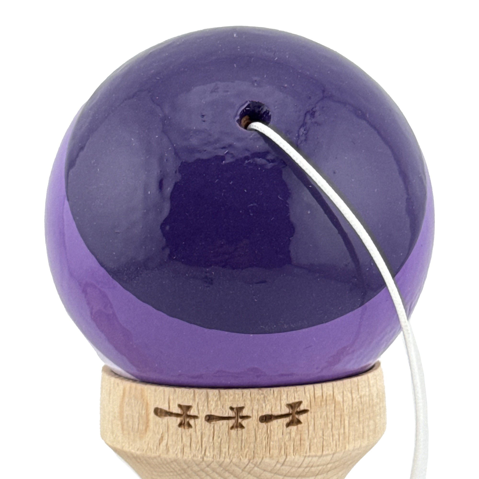 Kendama X Originala, Profesionala, Flippy, Big Cups V2, Super Sticky Legendary Cupe Mari, Rulment Metalic cu Ata 55 cm, Purpuriu/Mov/Lila [8]