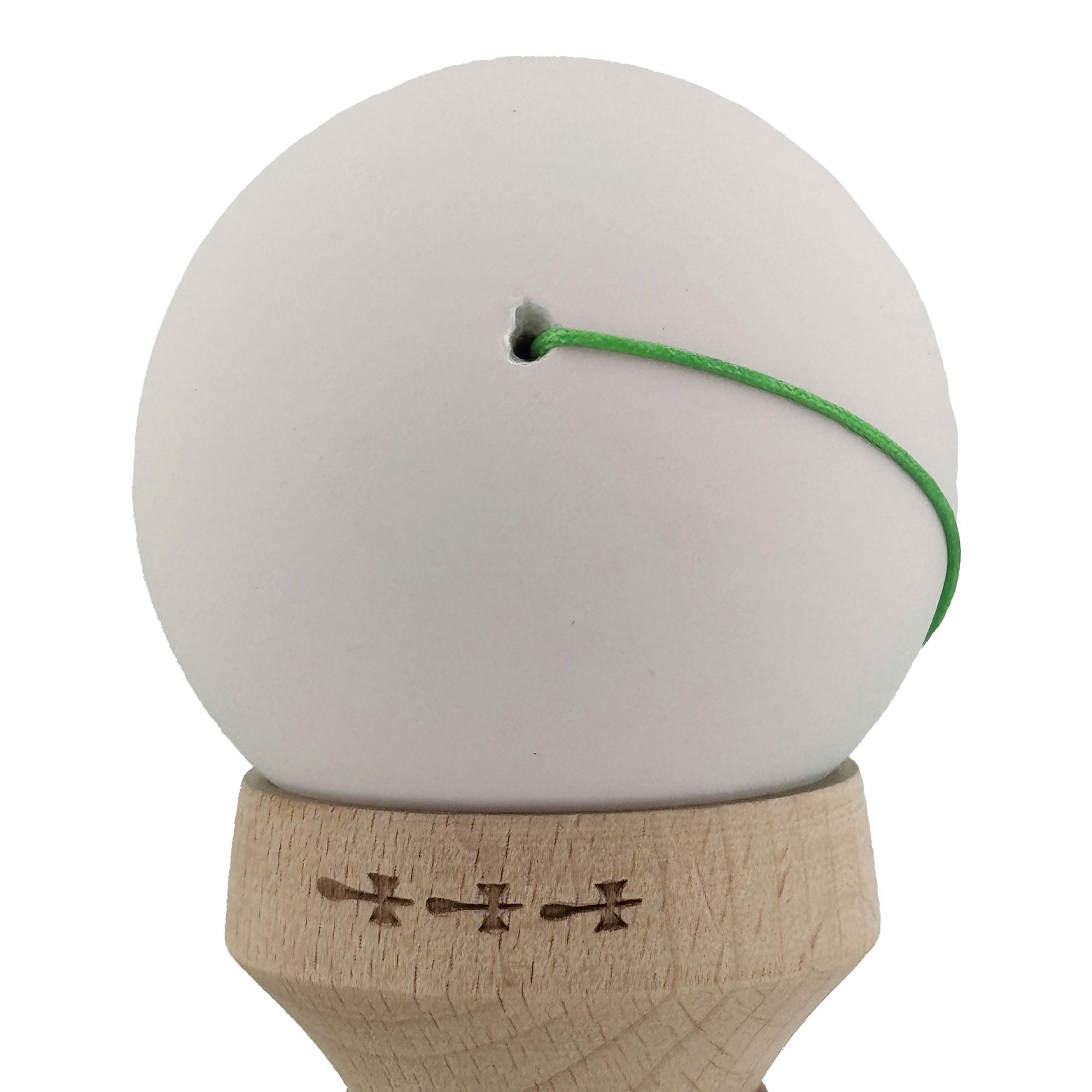 Kendama X Originala, Profesionala, Flippy, Rubber Grip, Cupe Mari KING SIZE V3, Gaura in Baza, Rulment Metalic, din lemn 18 cm, Ata 62/65 cm, Gradient Roz/Verde [8]