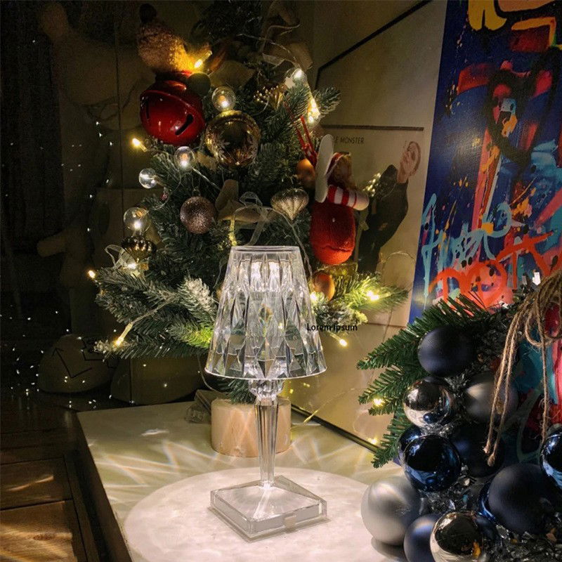 Lampa de birou pe LED RGB 16, Flippy, dimmer tactil, 3 nivele de intensitate, incarcare USB, 3W, Cristal Acrilic, 26x12 cm, cu telecomanda, transparent [5]