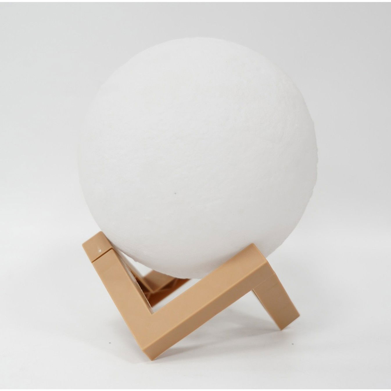 Lampa de veghe luna, culori, lumina LED alb cald, alimentare baterii, stand din plastic, 15 cm, Flippy [8]