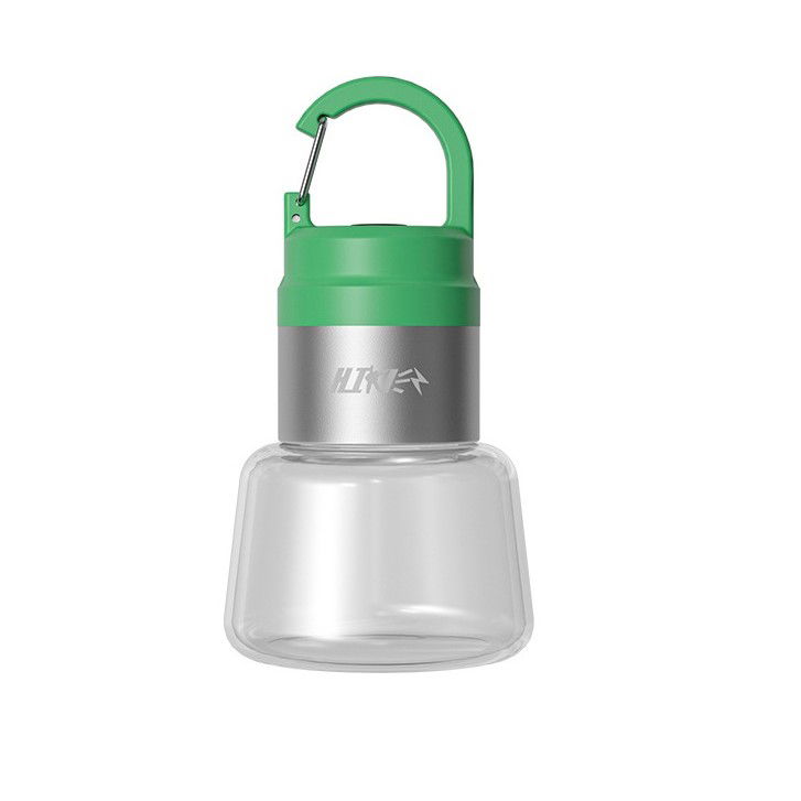 Lampa Portabila, Flippy, de Voiaj/Camping, Incarcare USB, IPX5, LED RGB, din ABS, 300 mAh, 10 x 5.5 x 5.5 cm, Verde [3]