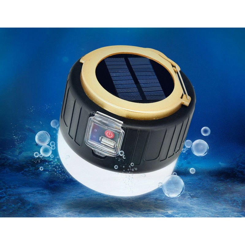 Lampa Portabila, Flippy, Incarcare Solara + USB, Afisaj Inteligent al Bateriei, Raza de Actiune 32 mp, 6x9x11 cm, 3 Moduri, Negru [4]