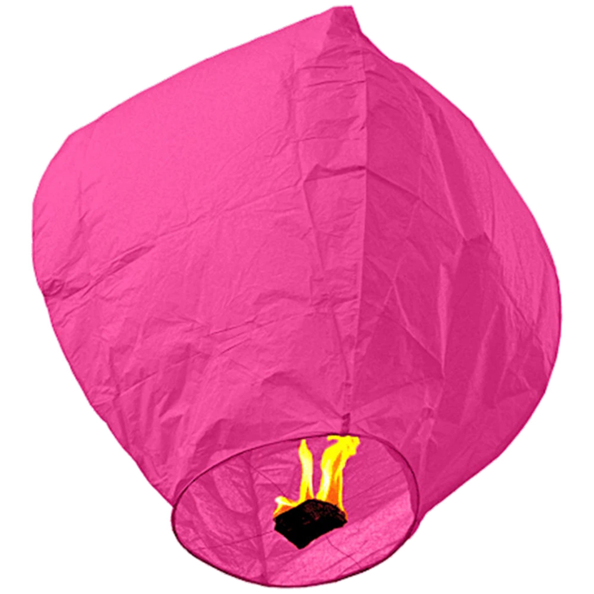 Petrecere - Lampion zburator, Flippy, hartie biodegradabila, Roz