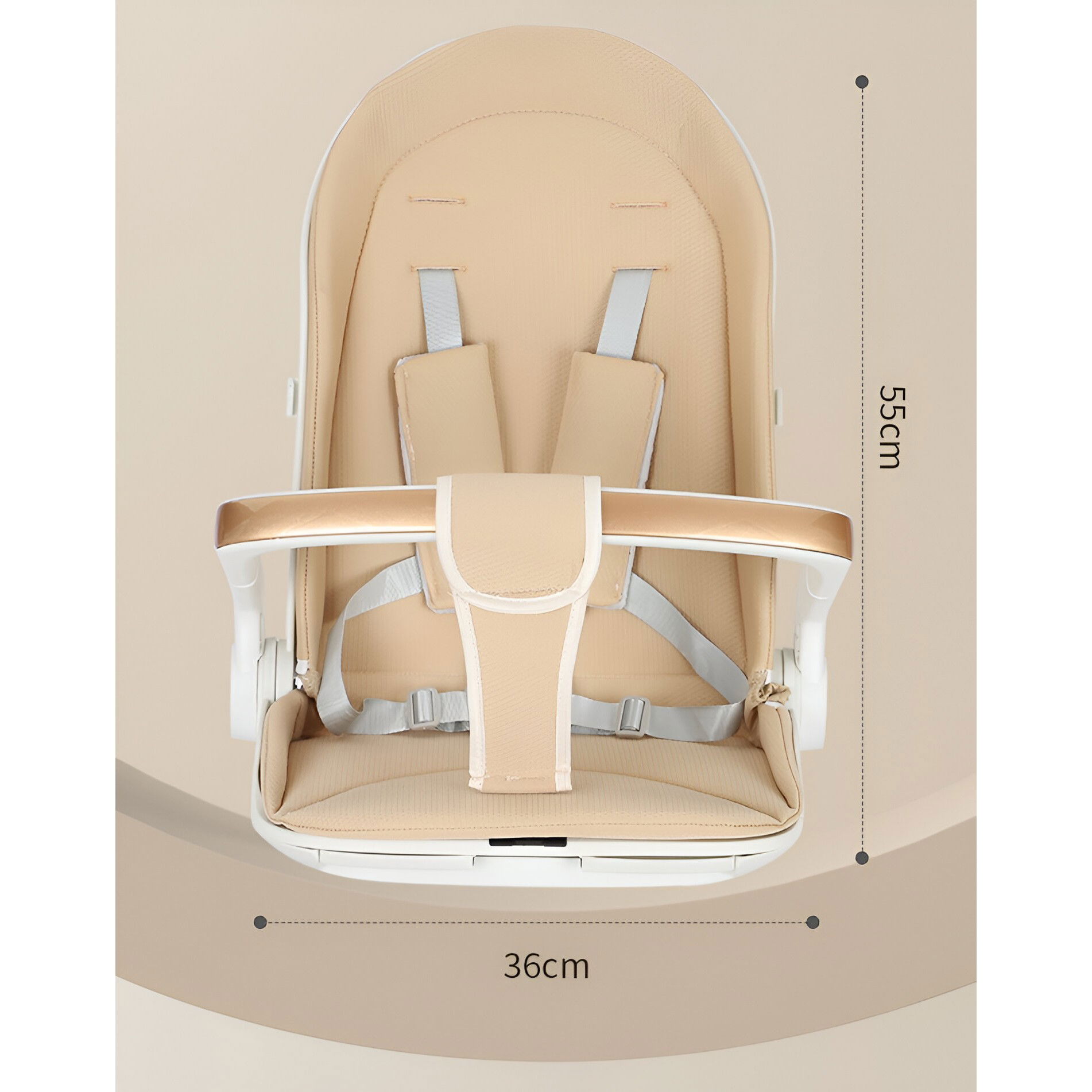 Carucior Sport Flippy 3in1, 6-36 Luni, Reversibil, Pliabil, Tavita pentru Masa, Pozitie de Somn, Centura de Siguranta, Roti 360, Suport Pahar, Copertina pentru Soare, 33x66x85cm, Alb Model Pisica [11]