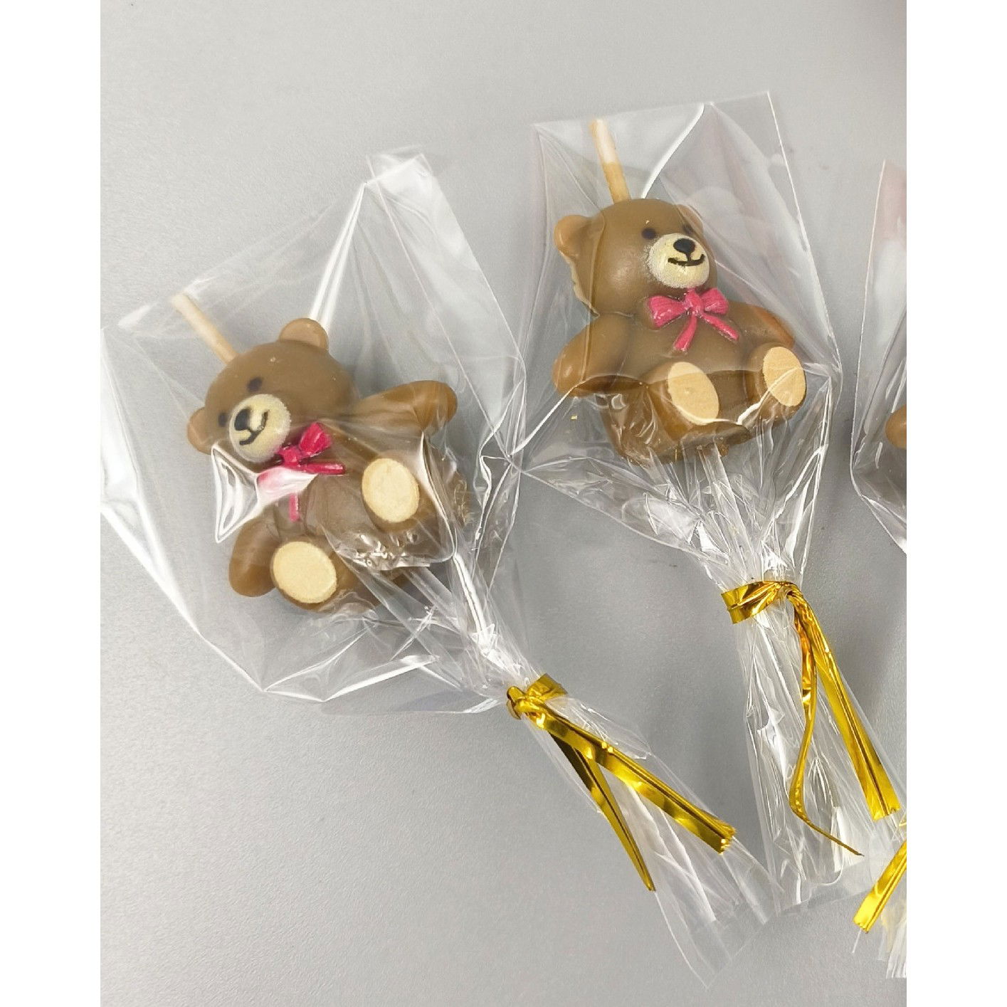 Lumanare de Tort, Flippy, Model Ursulet, Party, 8 x 3.2 cm, Maro [3]