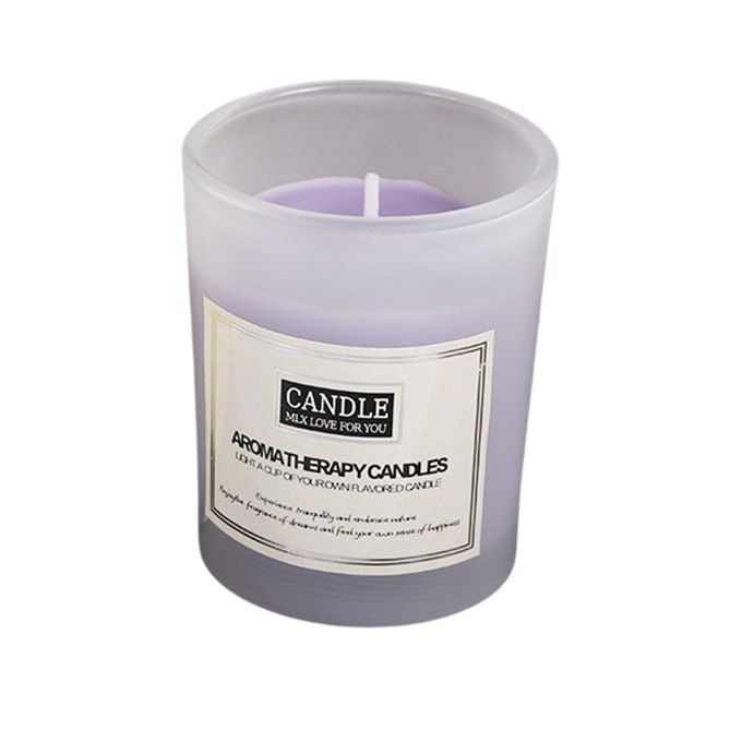 Pentru casa - Lumanare Parfumata, Flippy, Model Borcan Translucid, 6.2 x 5.2 cm, Aroma de Lavanda, Mov