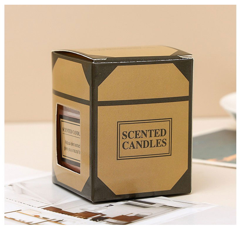 Lumanare Parfumata, Flippy, Model Pahar Transparent, cu Ulei Esential, 4.8 x 5.4 x 5.5 cm, Aroma de Chihlimbar, Gri [3]