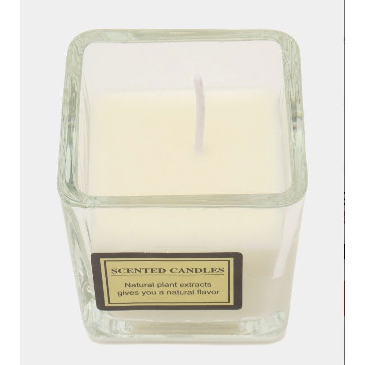 Lumanare Parfumata, Flippy, Model Pahar Transparent, cu Ulei Esential, 4.8 x 5.4 x 5.5 cm, Aroma de Iasomie, Alb [4]