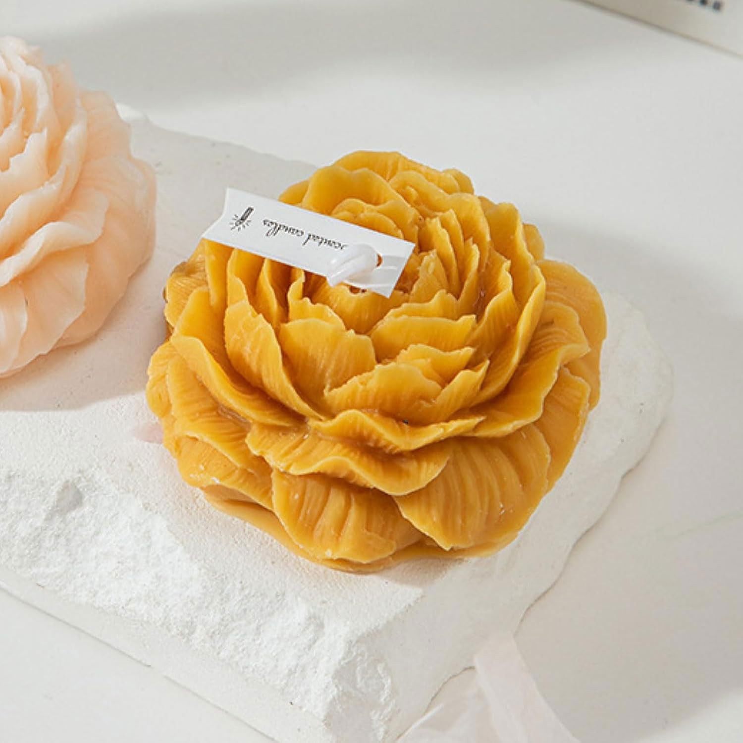 Lumanare Parfumata, Flippy, Model Trandafir, Ardere 10h, 70 g, 7.5 x 3.5 cm, Parfum de Citrice, Portocaliu [3]