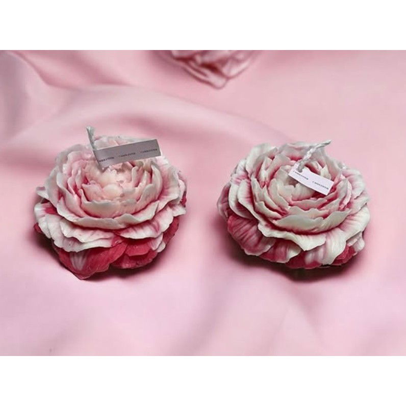 Pentru casa - Lumanare Parfumata, Flippy, Model Trandafir, Ardere 10h, 70 g, 7.5 x 3.5 cm, Parfum de Trandafir, Rosu