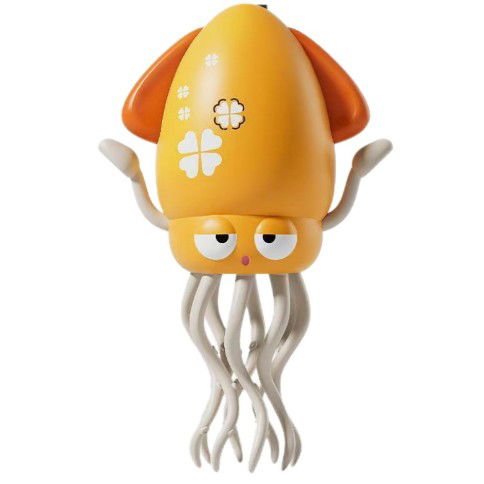 Caracatita Dansatoare, Flippy, +3 Ani, 3 Moduri, din ABS, Incarcare USB, cu Undita Inclusa, 12.6 x 7.6 x 20.7 cm, Galben [5]