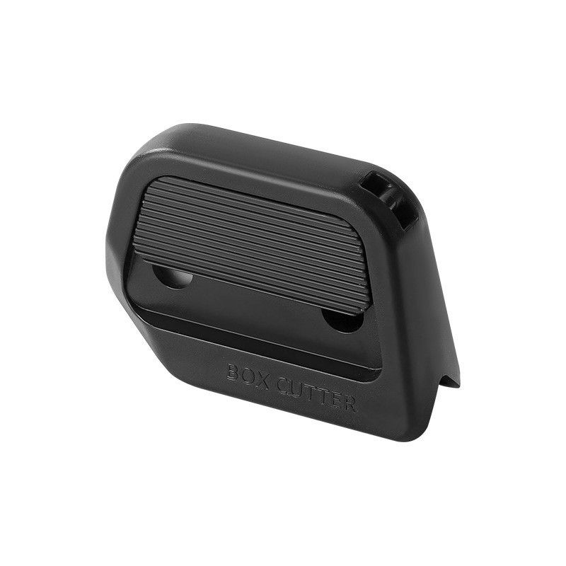 Accesorii Bucătărie - Cutter Portabil, Flippy, din ABS, Magnetic, Lama Ceramica, Autoretractabila, Universal, Negru