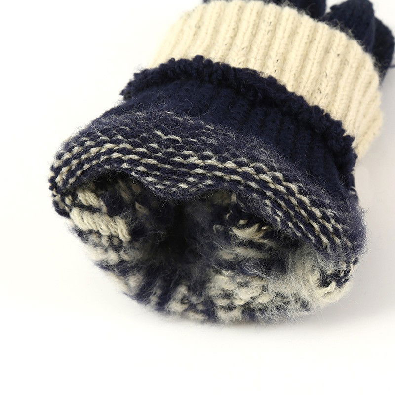 Manusi de Barbat, Flippy, Model Fulg, Functie Touchscreen (ecran tactil), Material Acril Tricotat, Manseta Elastica, Interior Catifelat, Marime Universala, Negru [10]