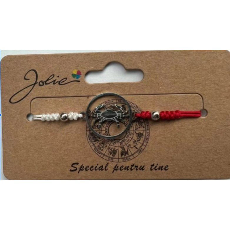 Martisor bratara zodiac, Jolie, 5x9 cm, Rac [1]