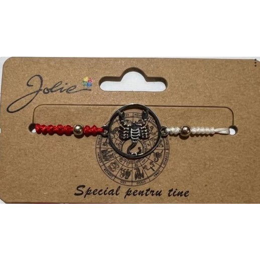 Martisor bratara zodiac, Jolie, 5x9 cm, Scorpion [1]