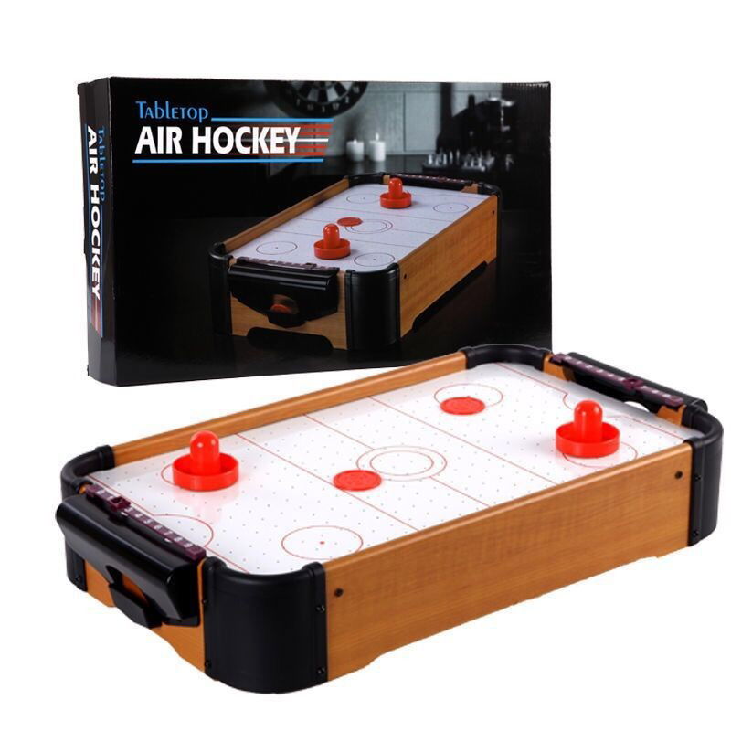 Masa Air-Hockey Flippy, 51 x 31.5 x 9.5 cm, bara pentru punctaj, material ABS, maro [6]