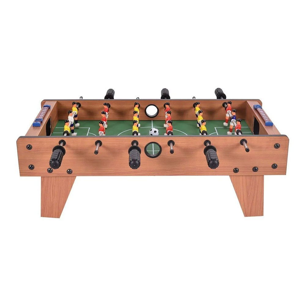 Masa de Fotbal cu Teren si 18 Jucatori Flippy, 6 Manere, cu Tablou pentru Scor, din Metal, Lemn si ABS, 69 x 36.5 x 23 cm, cu Picioruse, pentru copii/adulti [4]