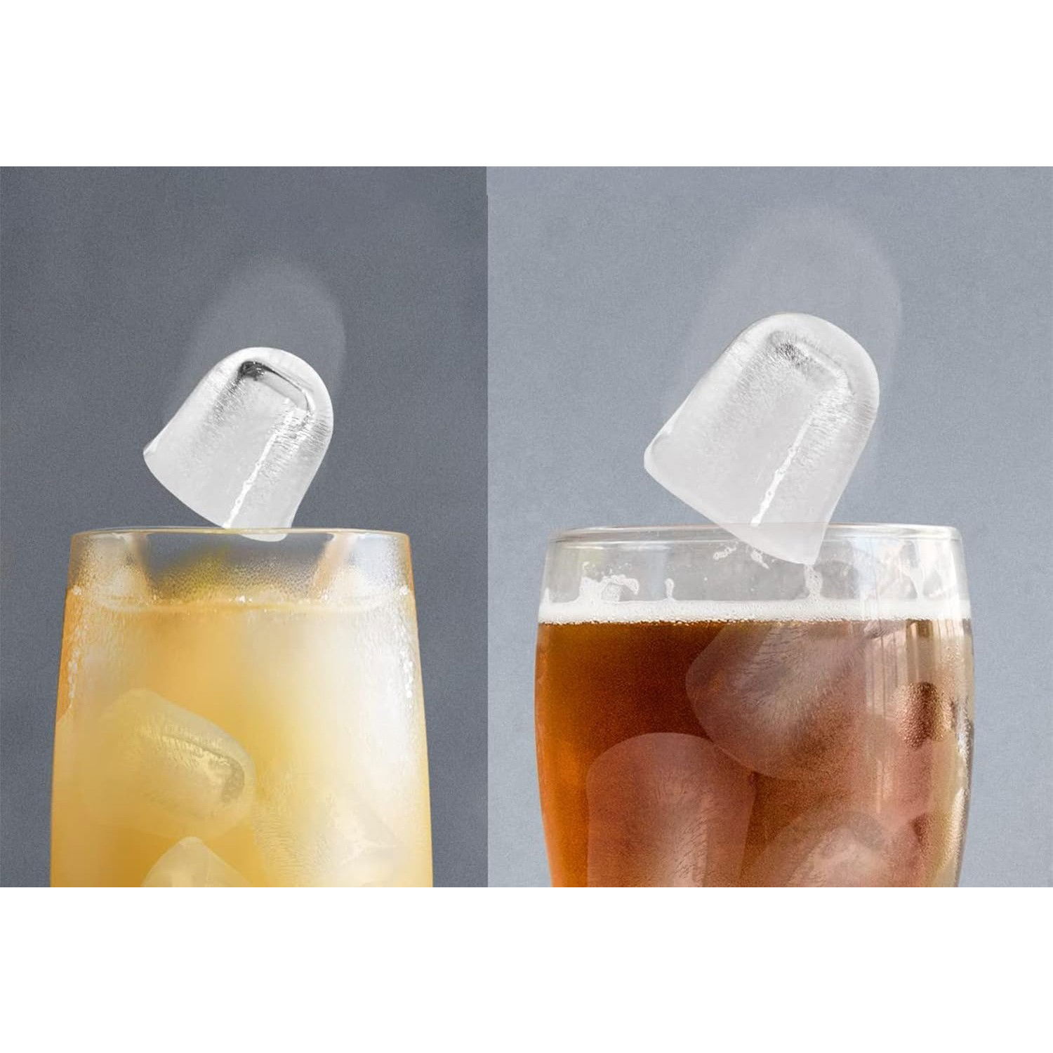 Masina de Facut Gheata, Flippy, din ABS, 12 kg/24h, Capacitate 500 g, 2 Marimi, Portabil, 39 x 23 x 28 cm, Automata, Alb [7]