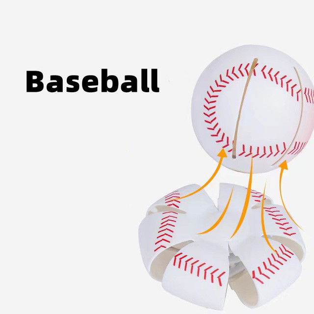 Minge UFO baseball Flippy cu deformare, diametru 8 cm, 3 ani +, interactiva, minge magică OZN zburator, minge zburătoare, Alb [6]