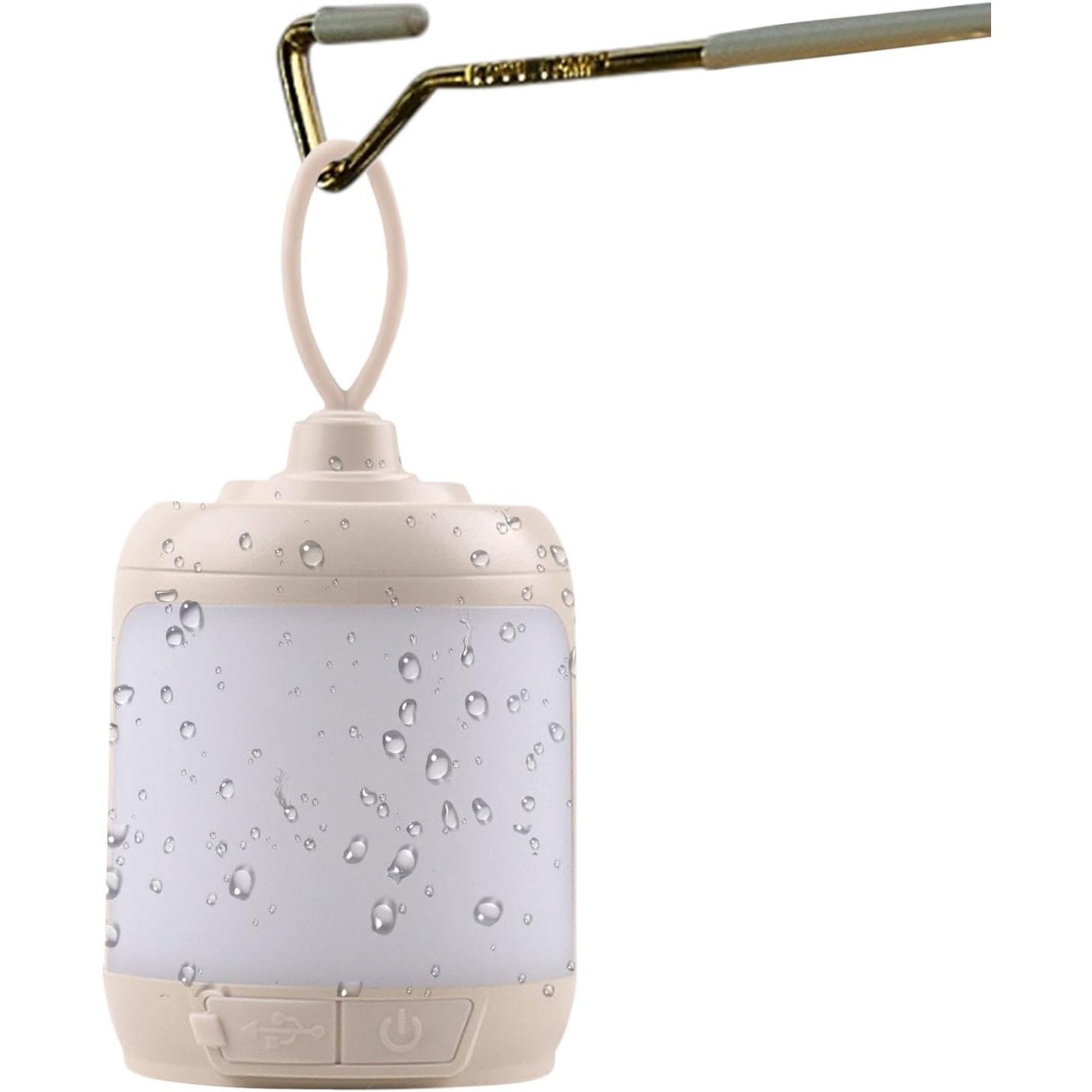 Mini Lampa LED de Camping, Flippy, pentru Aer Liber, Reincarcabila USB Type C, 3 Trepte de Lumina, Portabila, 13.8 x 6.5 cm, 5V, Alb [4]