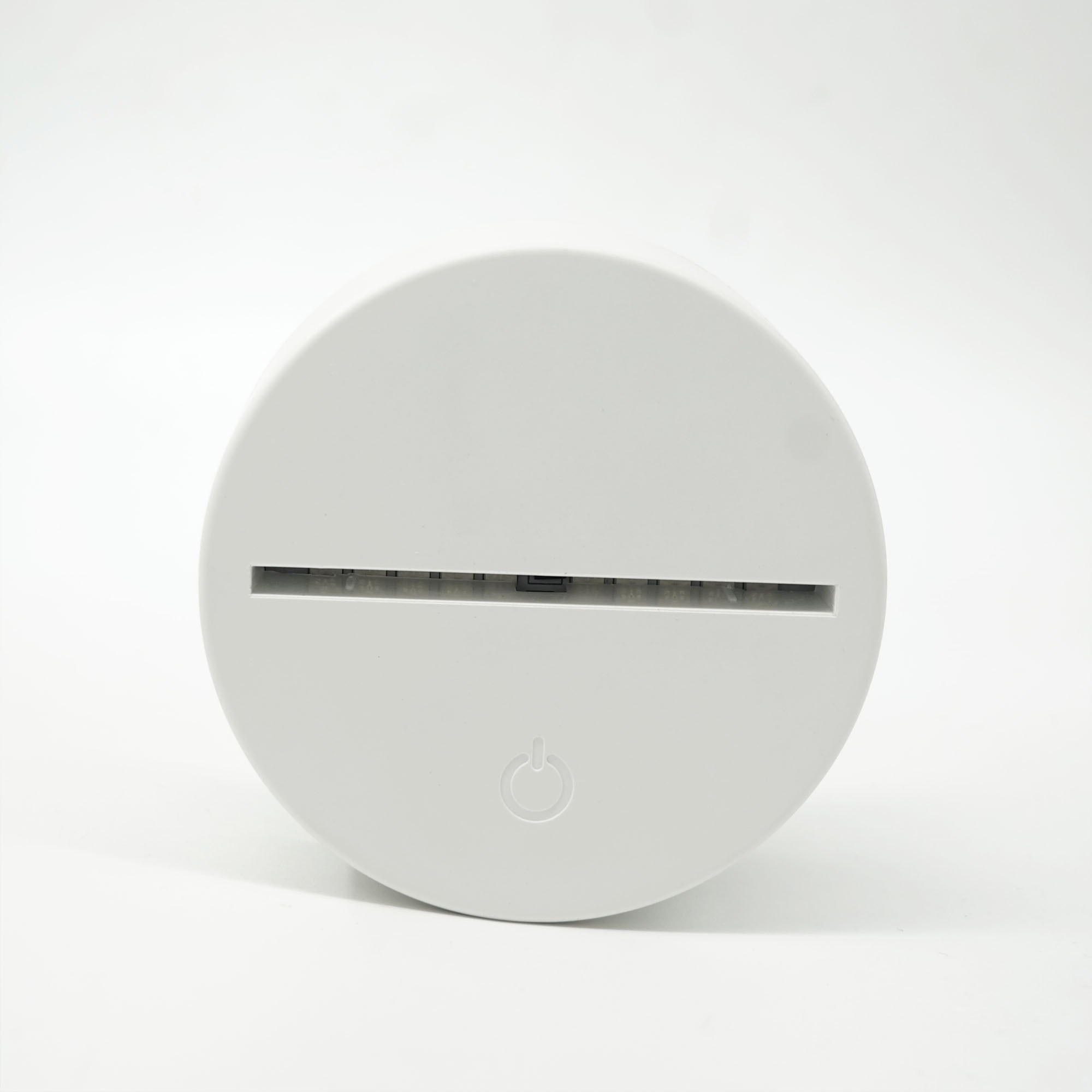 Lampa LED decorativa, Flippy, 3D, Ursulet si Semiluna, cu telecomanda, doua moduri de alimentare USB si baterii, 20 cm inaltime, din material acril si lumina multicolora, alb [8]