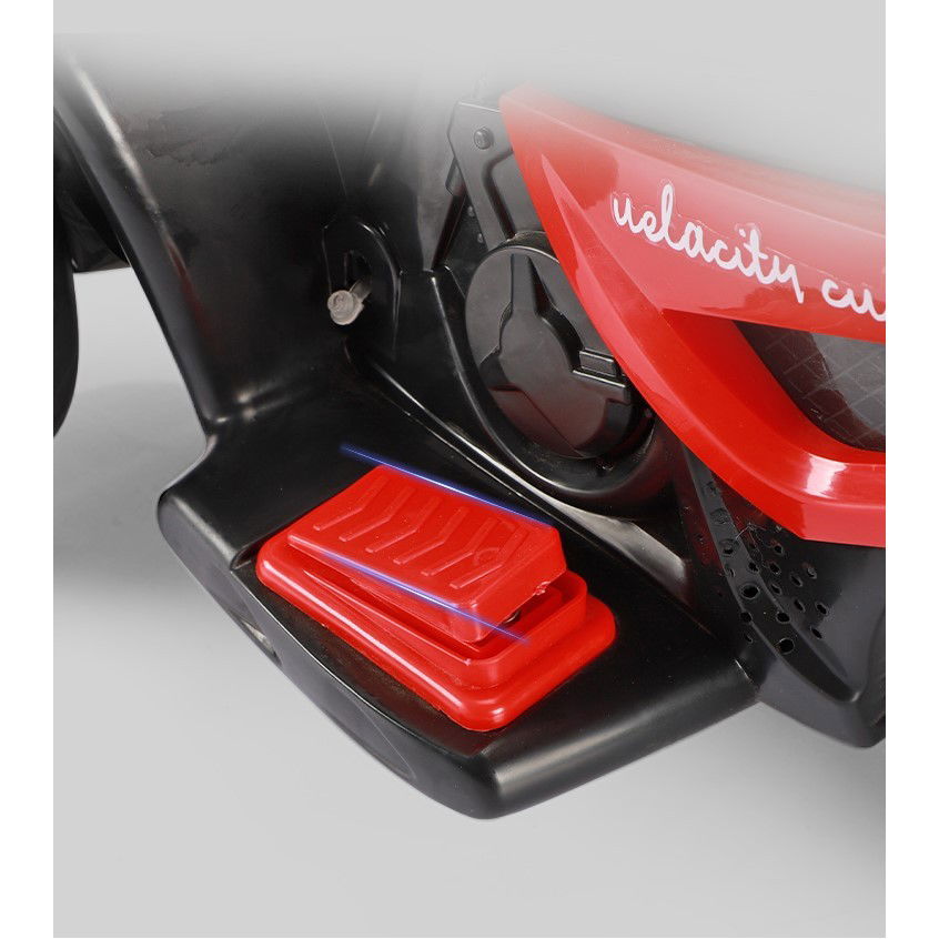 Motocicletă Electrică cu 3 Roti, Flippy, Acumulator Încarcare, Anti-Rasturnare, Lumini, Sunete, Off-Road, Baterie 6V 4.5Ah, 66x34x43cm, Rosu [12]