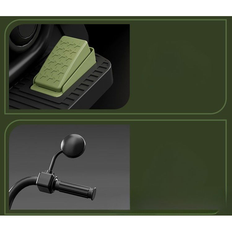 Motocicleta Electrica Flippy, cu Acumulator, Bluetooth, Sistem Anti-Rasturnare, Sistem de Lumini si Sunet, 1-8 Ani, 93 x 48 x 63 cm, Verde [5]