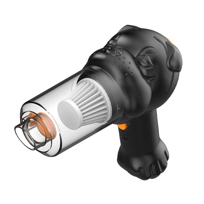 Articole pentru Animale - Aspirator Auto 4 in 1 Portabil fara Fir, Flippy, 120W, Autonomie 1-3 h, 2 Viteze, Aspirare Umeda/Uscata, Functia de Sulfare/Umflare, Negru