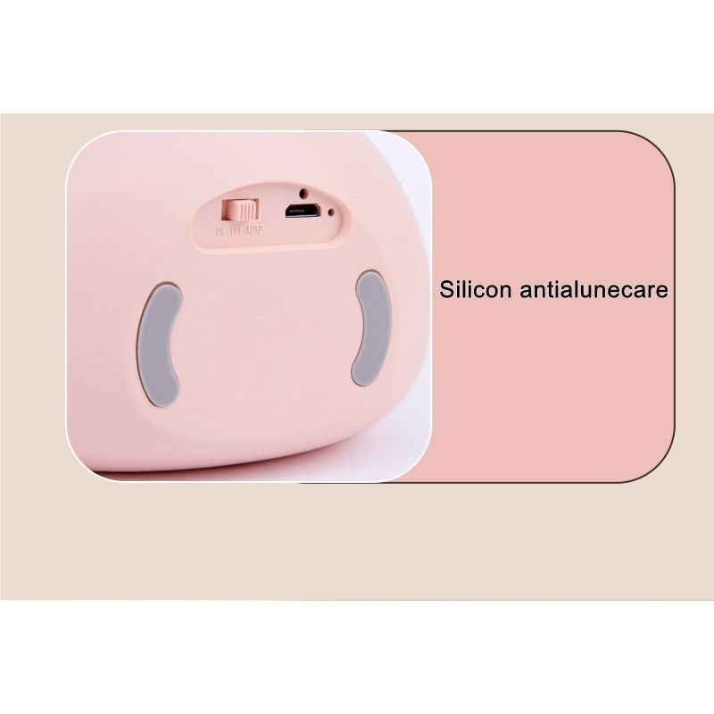 Lampa de veghe portabila cu 2 moduri de functionare Flippy, silicon non-toxic, reincarcabila USB, senzor miscare, alb, iepuras [14]