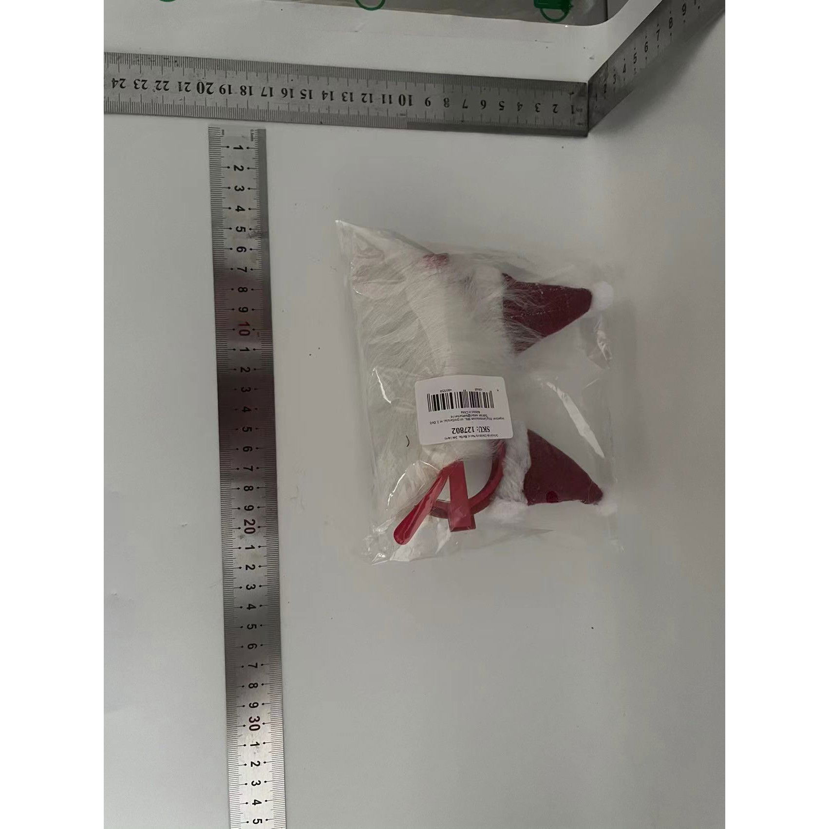 Costume si Deghizare - Ochelari de Craciun, Flippy, cu Nas si Barba, Model Mos Craciun, 24x14cm, Rosu