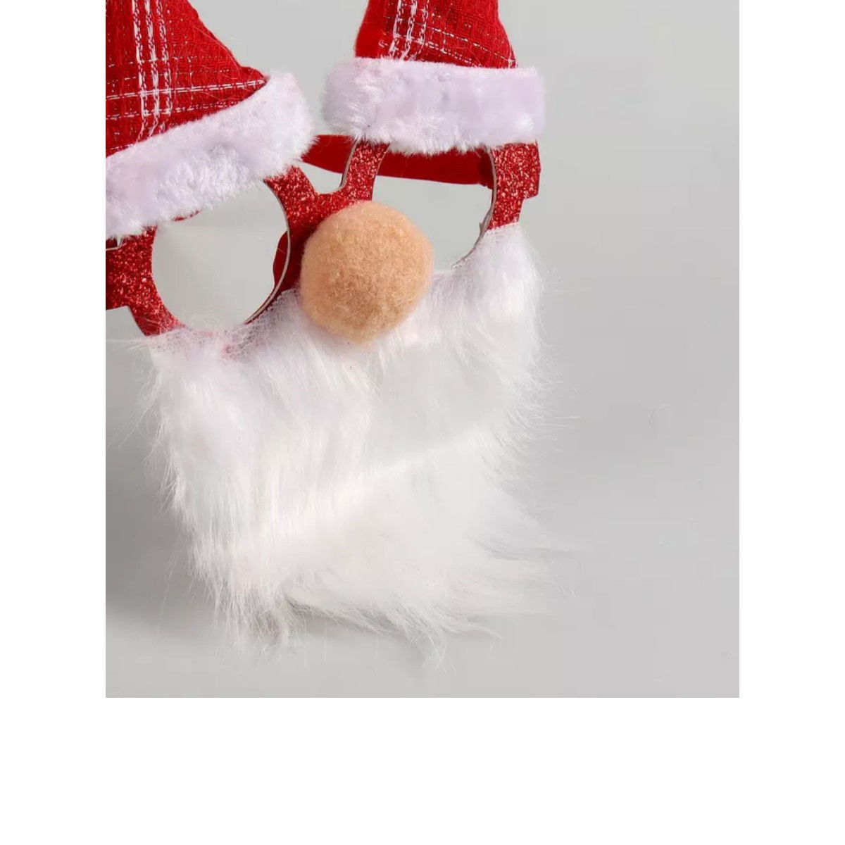 Ochelari de Craciun, Flippy, cu Nas si Barba, Model Mos Craciun, 24x14cm, Rosu [3]