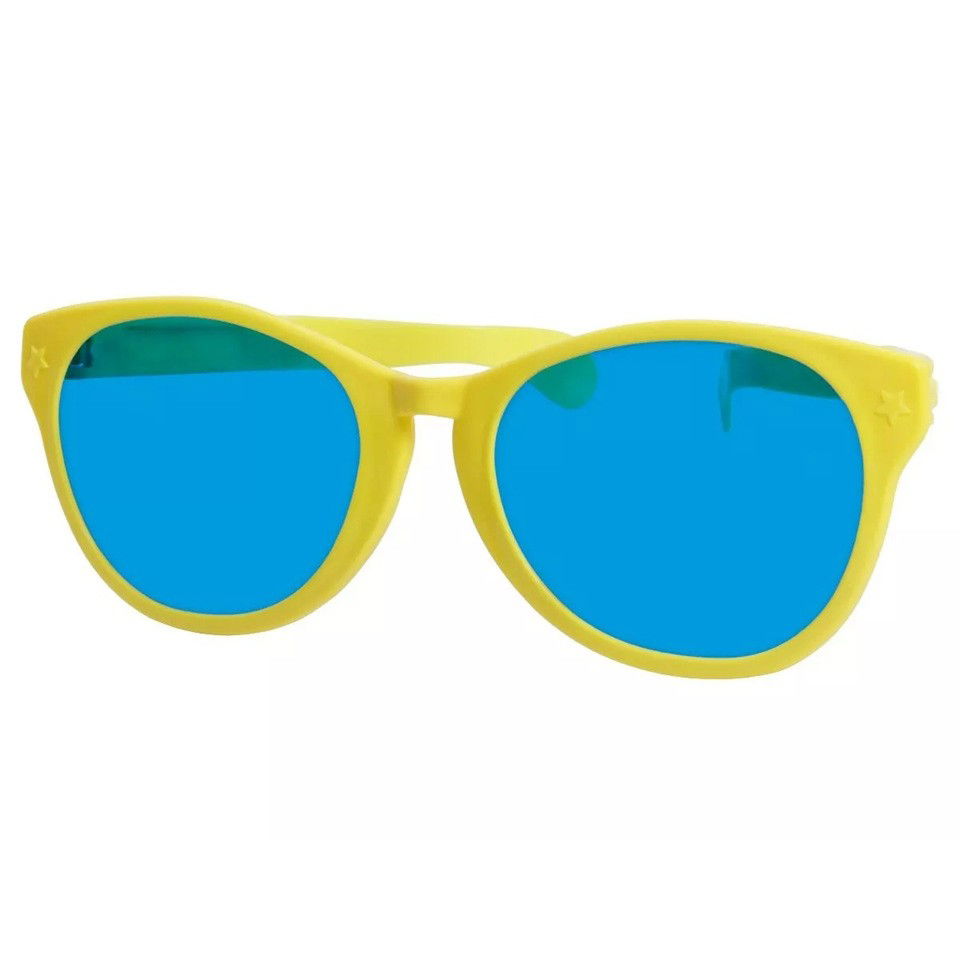 Ochelari Deghizare, Flippy, Marime Exagerata, din Plastic, 26 x 9 cm, Galben [2]