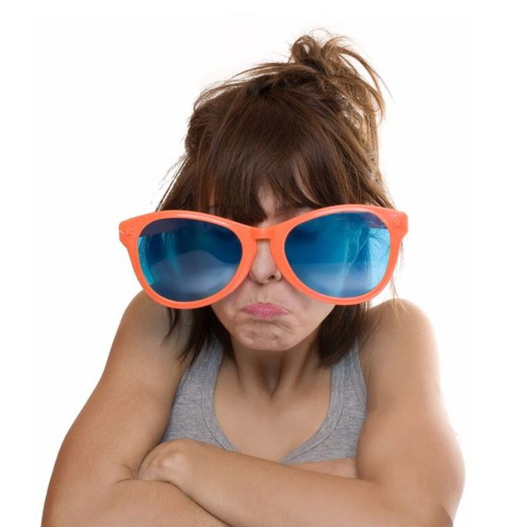Ochelari Deghizare, Flippy, Marime Exagerata, din Plastic, 26 x 9 cm, Portocaliu [4]