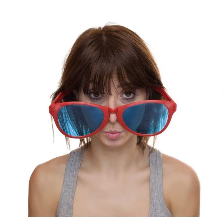 Ochelari Deghizare, Flippy, Marime Exagerata, din Plastic, 26 x 9 cm, Rosu [5]