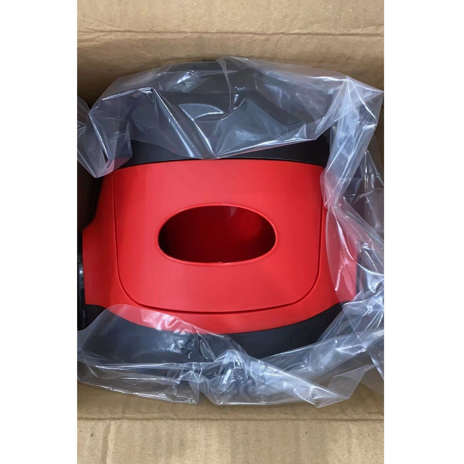 Olita pentru Copii, Flippy, +1an, Portabila, Design Masinuta cu Capac, Model Prietenos, Non-Toxic, Compartiment Detasabil, Usor de Curatat, Rosu [9]