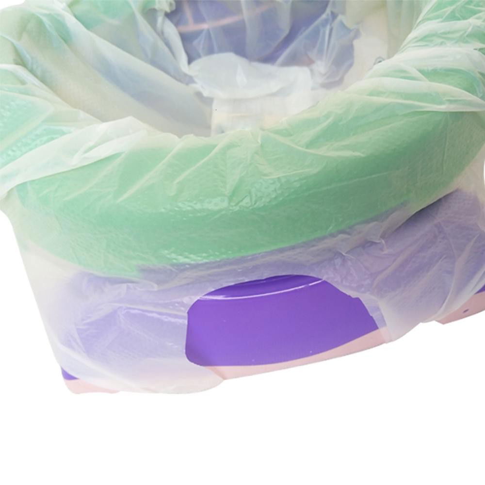 Olita Portabila 2 in 1, Flippy, Olita + Capac de Toaleta, din Plastic, Diametru 21 cm, Albastru [7]