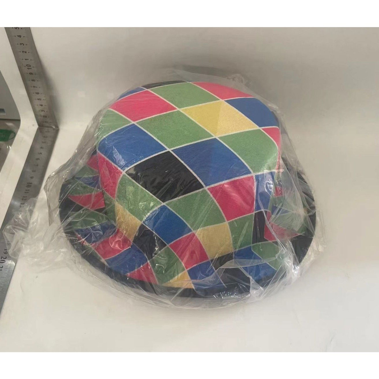 Costume si Deghizare - Palarie Decorativa, Flippy, Pentru Petreceri, Model Carouri, Multicolor