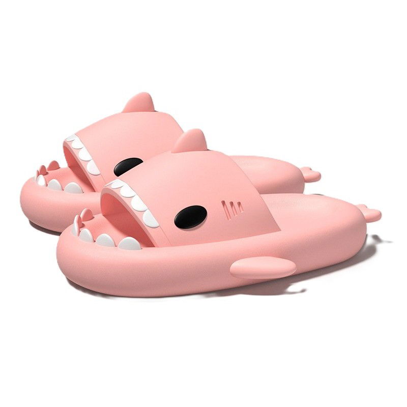 Slapi, papuci, saboti - Papuci Tip Rechin, Flippy, Unisex, din Spuma EVA, Talpa Groasa Antiderapanta, Rezistenti la Uzura, Marime 36-37, Roz