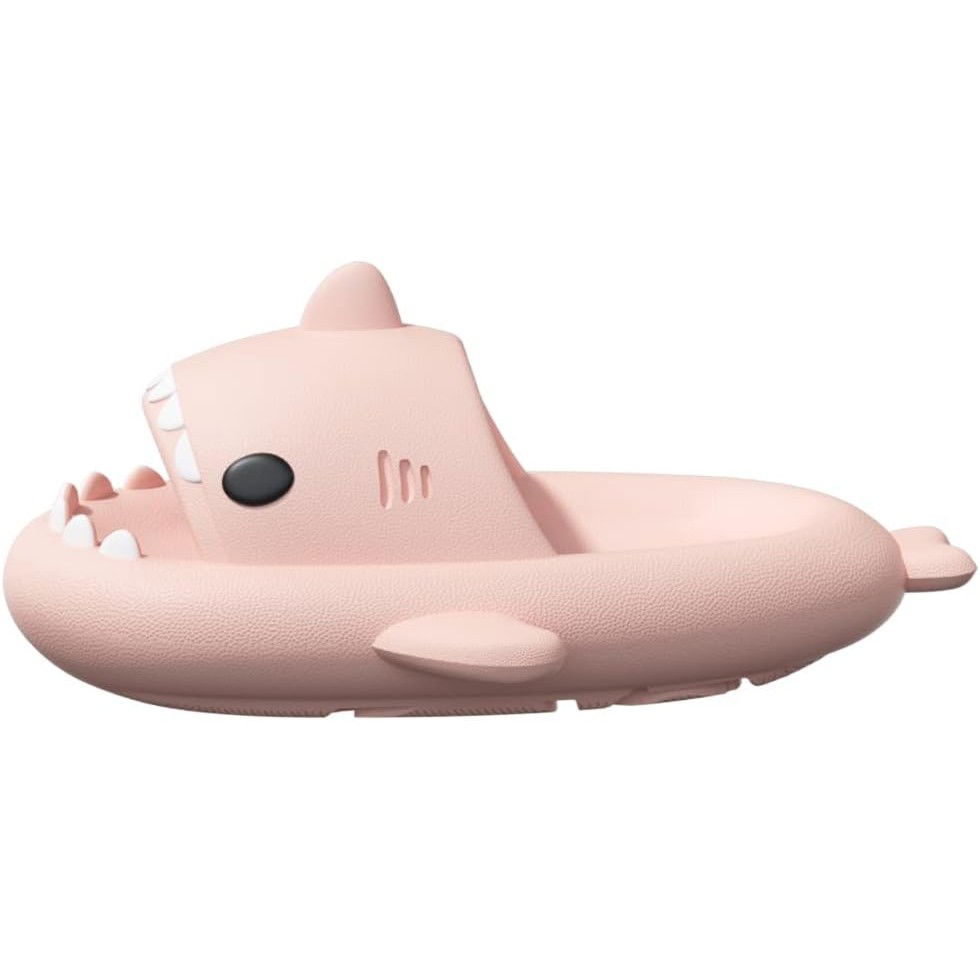 Papuci Tip Rechin, Flippy, Unisex, din Spuma EVA, Talpa Groasa Antiderapanta, Rezistenti la Uzura, Marime 40-41, Roz [4]