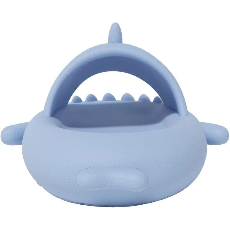 Papuci Tip Rechin, Flippy, Unisex, din Spuma EVA, Talpa Groasa Antiderapanta, Rezistenti la Uzura, Marime 36-37, Albastru Deschis [4]